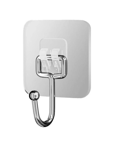 Ganchos Adhesivos Transparentes TBKSOVMV 10 kg para Pared Ganchos Adhesivos Transparentes TBKSOVMV 10 kg para Pared