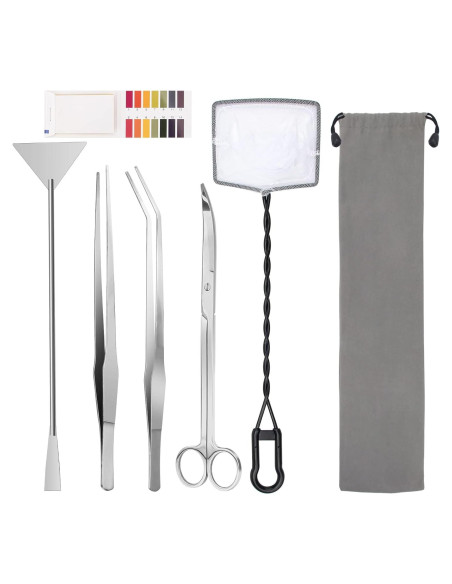 Kit de Herramientas para Acuascaping Luxiv 6 en 1 Acero Inoxidable Kit de Herramientas para Acuascaping Luxiv 6 en 1 Acero Inoxidable