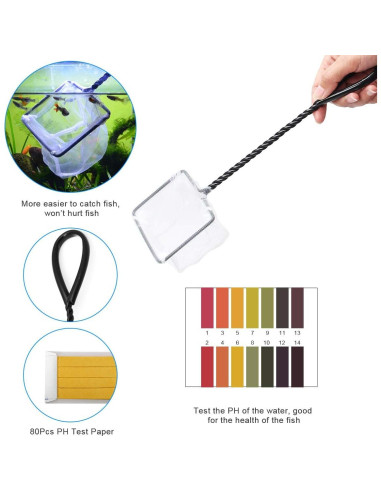 Kit de Herramientas para Acuascaping Luxiv 6 en 1 Acero Inoxidable