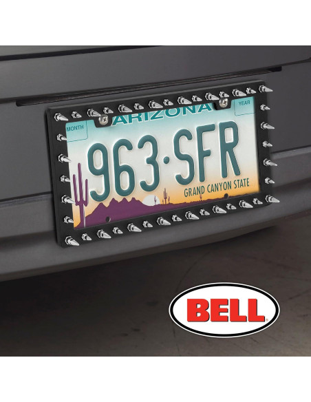 Marco de Placa de Licencia Bell Automotive 22-1-46117-8 Metal Marco de Placa de Licencia Bell Automotive 22-1-46117-8 Metal