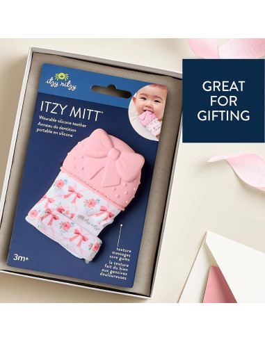Mitón de Silicona para Dentición Itzy Ritzy - Alivio Bebés