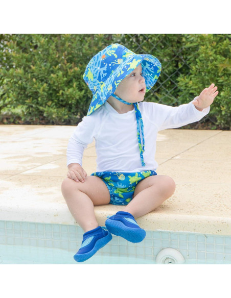 Pañal de Natación Reutilizable Green Sprouts 24 Meses Rayas Rosa Pañal de Natación Reutilizable Green Sprouts 24 Meses Rayas Rosa