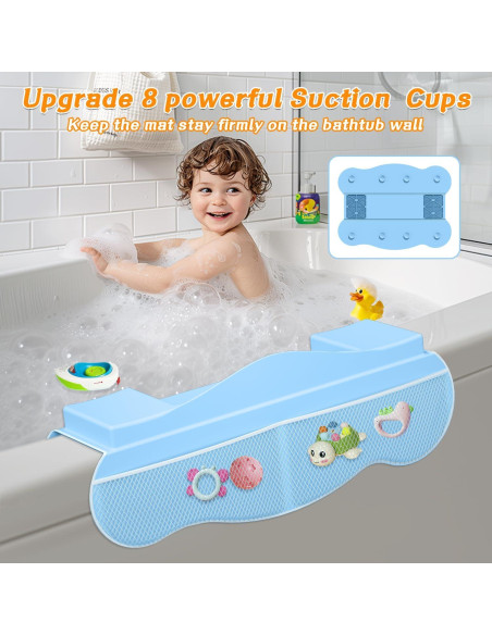 Almohadilla de Reposabrazos Dollox para Baño de Bebé - Azul Almohadilla de Reposabrazos Dollox para Baño de Bebé - Azul