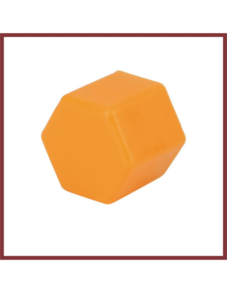 20 Cubiertas de Tornillos de Rueda HEROFFIX 21mm Naranja Silicona 20 Cubiertas de Tornillos de Rueda HEROFFIX 21mm Naranja Silicona