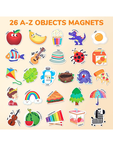 Imanes de Nevera JoyCat para Niños - 26 Juguetes Magnéticos Imanes de Nevera JoyCat para Niños - 26 Juguetes Magnéticos