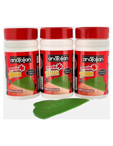 Pegamento para Rompecabezas Anatolian 3x140ml con Aplicador