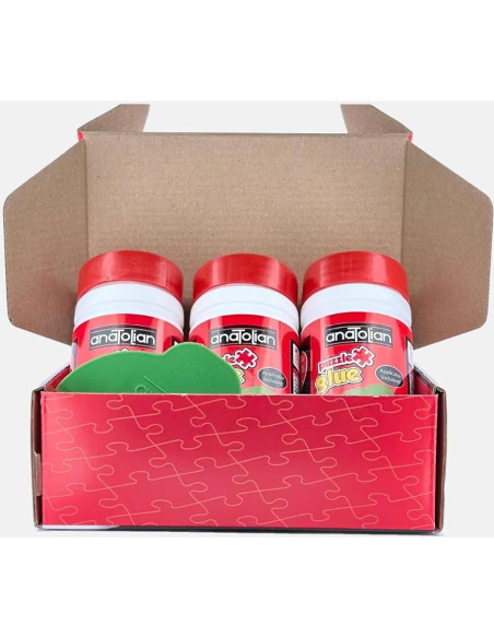 Pegamento para Rompecabezas Anatolian 3x140ml con Aplicador Pegamento para Rompecabezas Anatolian 3x140ml con Aplicador