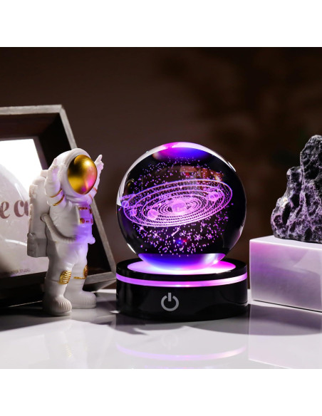 Modelo 3D Sistema Solar Enjinkail Bola de Cristal 80mm LED Modelo 3D Sistema Solar Enjinkail Bola de Cristal 80mm LED
