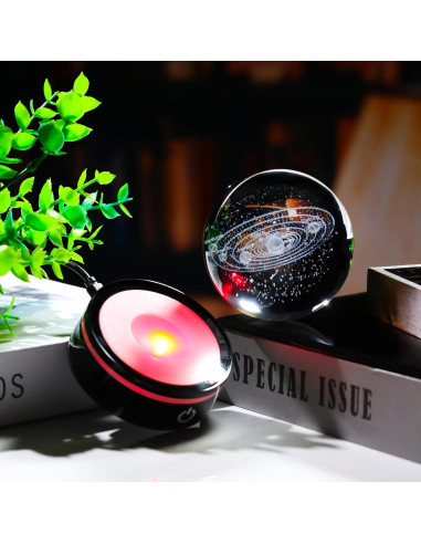 Modelo 3D Sistema Solar Enjinkail Bola de Cristal 80mm LED