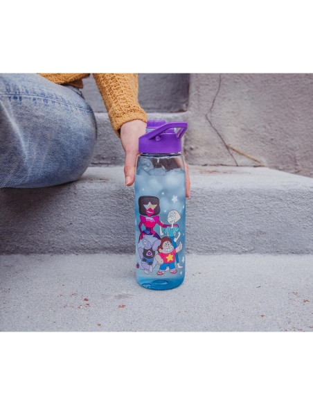 Botella de Agua Silver Buffalo Steven Universe 828ml Tapa Rosca Botella de Agua Silver Buffalo Steven Universe 828ml Tapa Rosca