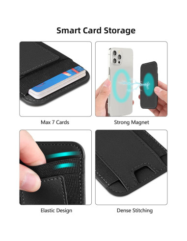 Cartera Magnética MagSafe ExtreLife para iPhone 12-17, 7 Tarjetas, RFID
