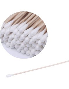 Bastones de Algodón Tbestmax 15 cm - 500 Pcs Estériles 2