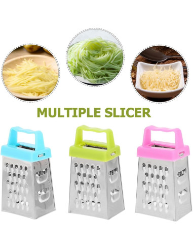 Set de Mini Ralladores Kichvoe 6 Piezas Acero Inoxidable