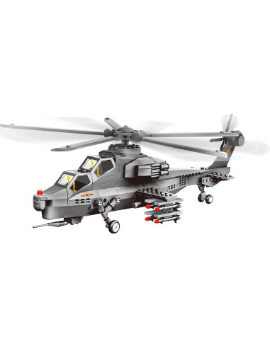 Set de Bloques de Construcción Helicóptero Fuerza Aérea 272 Piezas
