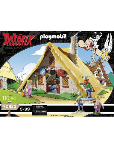 Playmobil Asterix 70932 Cabaña de Vitalstatistix 110 Piezas