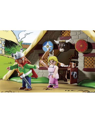 Playmobil Asterix 70932 Cabaña de Vitalstatistix 110 Piezas