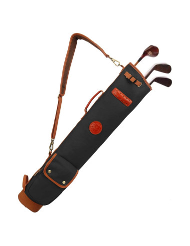 Bolsa de Transporte para Palos de Golf TOURBON Lona Negra 90cm
