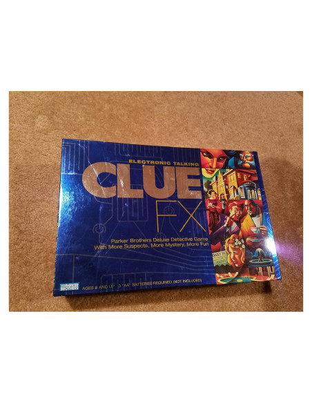 Juego de Mesa Clue FX Hablante Milton Bradley - 8 Años+ Juego de Mesa Clue FX Hablante Milton Bradley - 8 Años+
