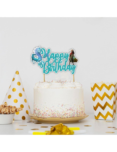 Adorno de Pastel de Cumpleaños Raya y el Último Dragón Adorno de Pastel de Cumpleaños Raya y el Último Dragón