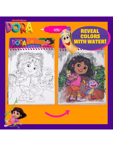 Bloc de Arte Acuático Dora Aqua Art con Bolígrafo de Agua Bloc de Arte Acuático Dora Aqua Art con Bolígrafo de Agua