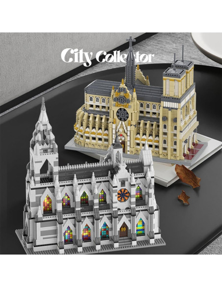 Juego de Bloques de Construcción GOTIMON Mini Catedral Notre Dame 2908 Piezas Juego de Bloques de Construcción GOTIMON Mini Catedral Notre Dame 2908 Piezas
