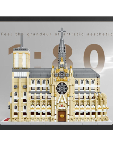 Juego de Bloques de Construcción GOTIMON Mini Catedral Notre Dame 2908 Piezas