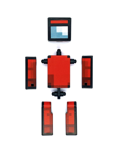 Figura de Acción EnderToys Astronauta Roja 10.16 cm Figura de Acción EnderToys Astronauta Roja 10.16 cm
