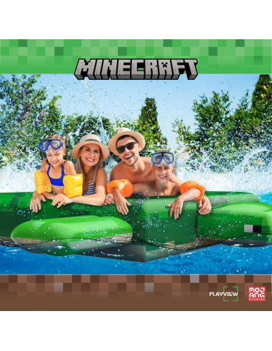 Flotador de piscina tortuga Minecraft Playview 182.88cm