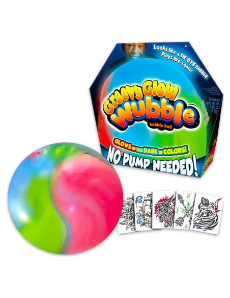 Pelota Wubble Brillante que Brilla en la Oscuridad - 10 cm Pelota Wubble Brillante que Brilla en la Oscuridad - 10 cm