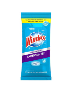 Toallitas limpiadoras Windex sin amoníaco 25 unidades