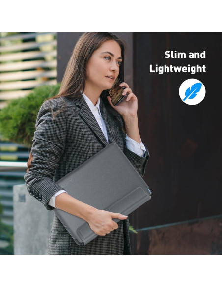 Funda para Laptop AboveTEK Gris 13-14" con Soporte Ergonómico Funda para Laptop AboveTEK Gris 13-14" con Soporte Ergonómico