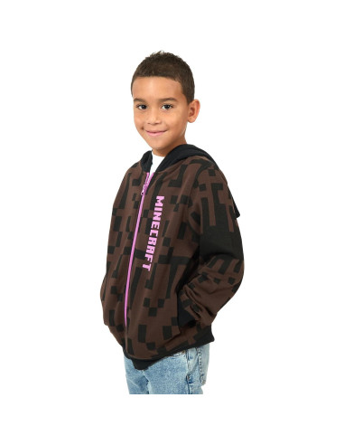 Sudadera con Capucha para Niños Minecraft Enderman 18