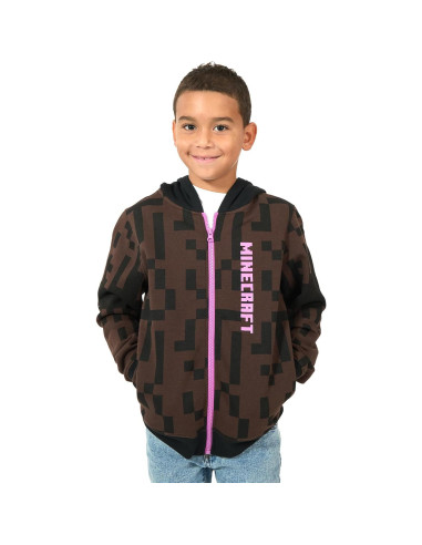 Sudadera con Capucha para Niños Minecraft Enderman 18