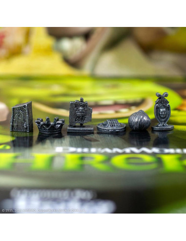 MONOPOLY Shrek Juego de Mesa Oficial para 2-6 Jugadores