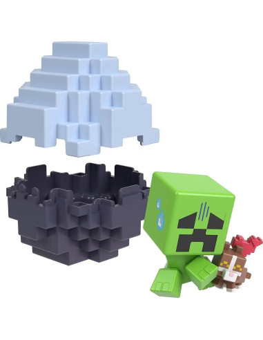 Figuras Mini Coleccionables Minecraft Huevos de Nieve - Paquete de 6