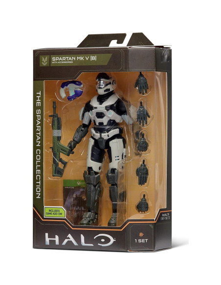 Figura Colección Spartan Halo 6.5" Mk. V [B] con Accesorios