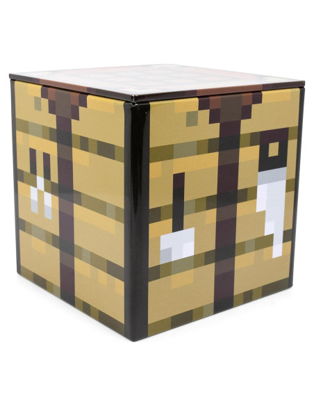 Caja de Almacenamiento Minecraft 10.16 cm Cuadrada Metal Caja de Almacenamiento Minecraft 10.16 cm Cuadrada Metal