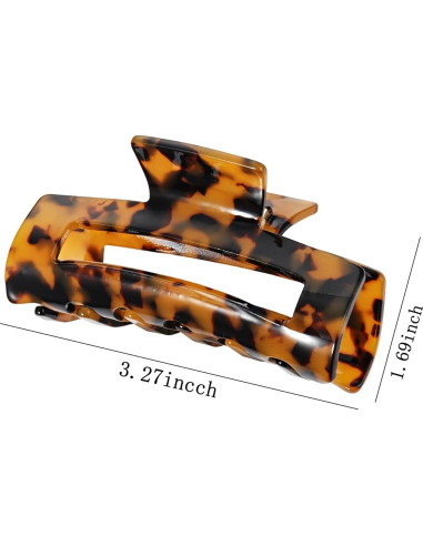 Clips de Cabello Sursarbelor 4 Piezas Acetato Color Sirena