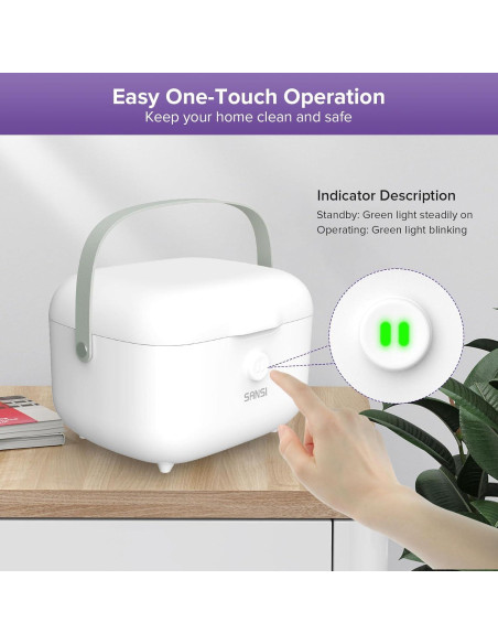 Caja Desinfectante UV SANSI 10W 5.1L, Esteriliza en 5 Minutos Caja Desinfectante UV SANSI 10W 5.1L, Esteriliza en 5 Minutos