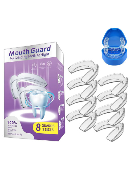 Protector Bucal Nocturno Reutilizable Feisina - Paquete de 8 Protector Bucal Nocturno Reutilizable Feisina - Paquete de 8