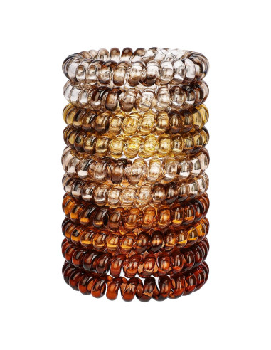 Tiras de Cabello en Espiral JessLab, Set 10 Pcs, Sin Daño