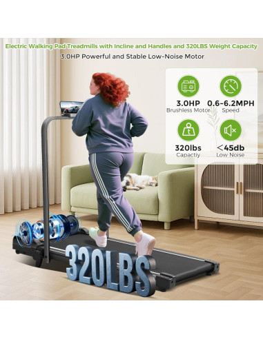 Caminadora Eléctrica Plegable UYOGA 3.0HP con Inclinación
