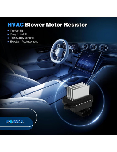 Resistor de Ventilador HVAC POHILA RECM00015YX 121.9g