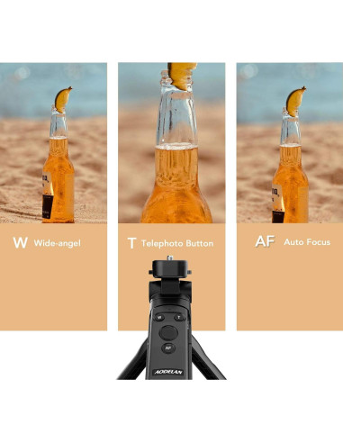 Mango de Disparo AODELAN Mini Trípode Inalámbrico para Canon