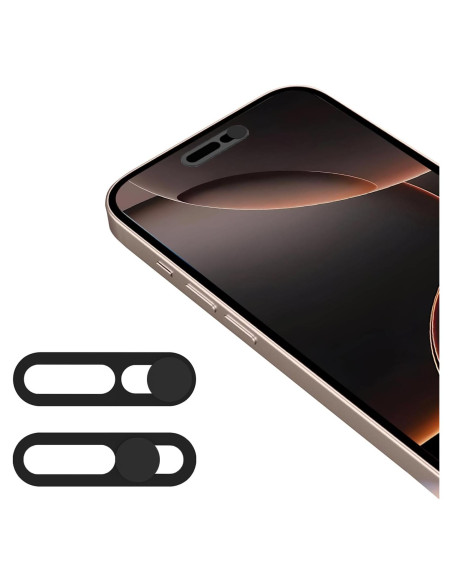 Cubierta de Cámara Frontal EYSOFT para iPhone 16 - 2 Piezas Cubierta de Cámara Frontal EYSOFT para iPhone 16 - 2 Piezas