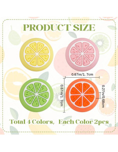 Tapas de Joystick GORGECRAFT Silicona Limón 8Pcs 4 Colores 2