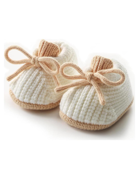 Botines para Bebés Loyfoky A2027 Suaves 0-3 Meses Blanco Botines para Bebés Loyfoky A2027 Suaves 0-3 Meses Blanco