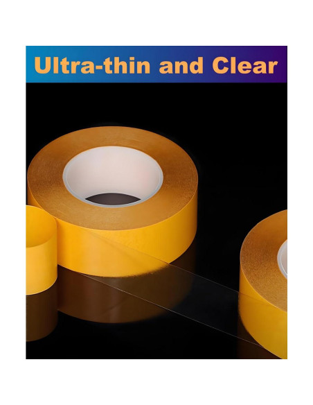Cinta Adhesiva Doble Cara ANGKEEL 2.54cm x 20m Transparente Cinta Adhesiva Doble Cara ANGKEEL 2.54cm x 20m Transparente