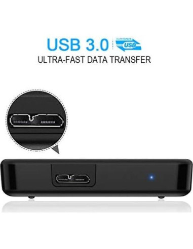 Disco Duro Externo Portátil HWAYO 120GB USB 3.0 Ultra Delgado