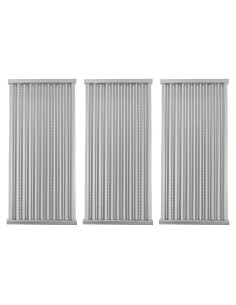 Placas de Emisor Acero Inoxidable EasiBBQ 3 Unidades 43.18x20.48cm